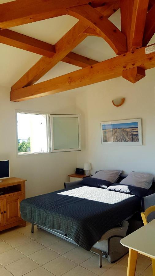 studio 25M2 avec 1 canapé convertible grand confort pour 2 personnes presqu'île des Giens Hyères Chambre photo